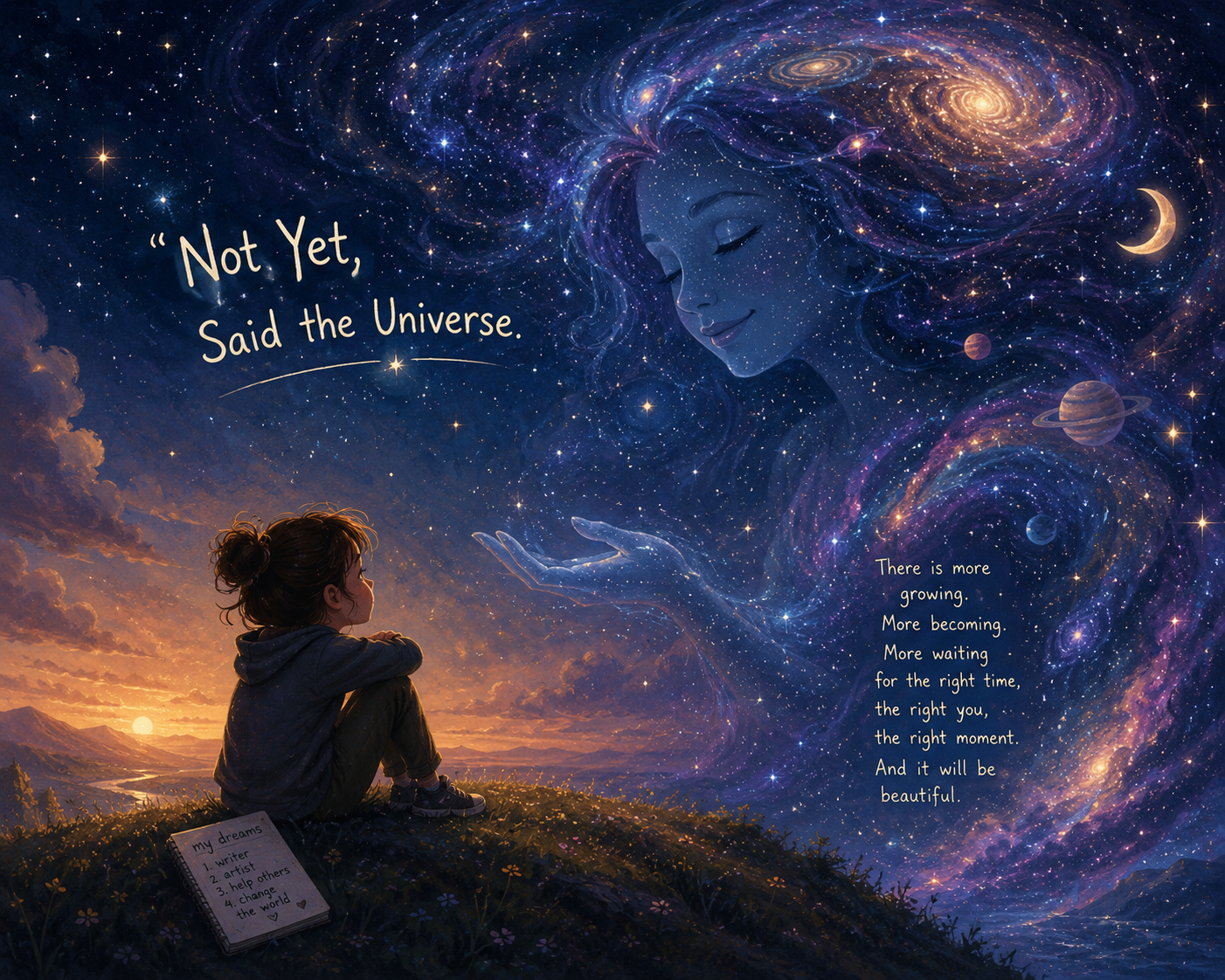Not Yet, Said the Universe