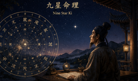 A Nine Star inspired celestial chart